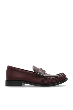【送料&関税込】Ferragamo Burgundy Leather Mirty Loafers Ferragamo Burgundy Leather Mirty Loafers | italist
